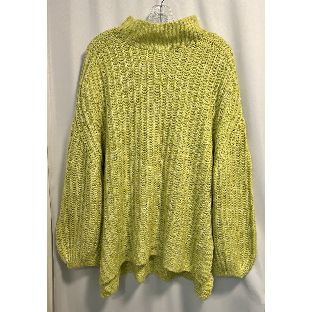 Pilcro Anthropologie | Womens Sweater Loose Chunky Cable Knit Lantern Sleeves- M